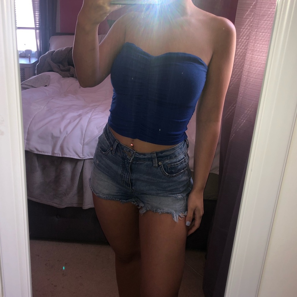 FN Blue Tube Top